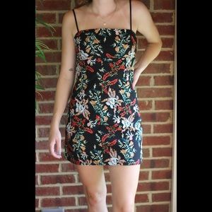 Urban Outfitters — Embroidered mini dress